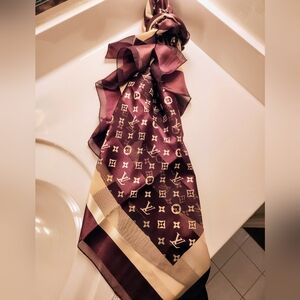 Louis Vuitton Silk Scarf-never worn